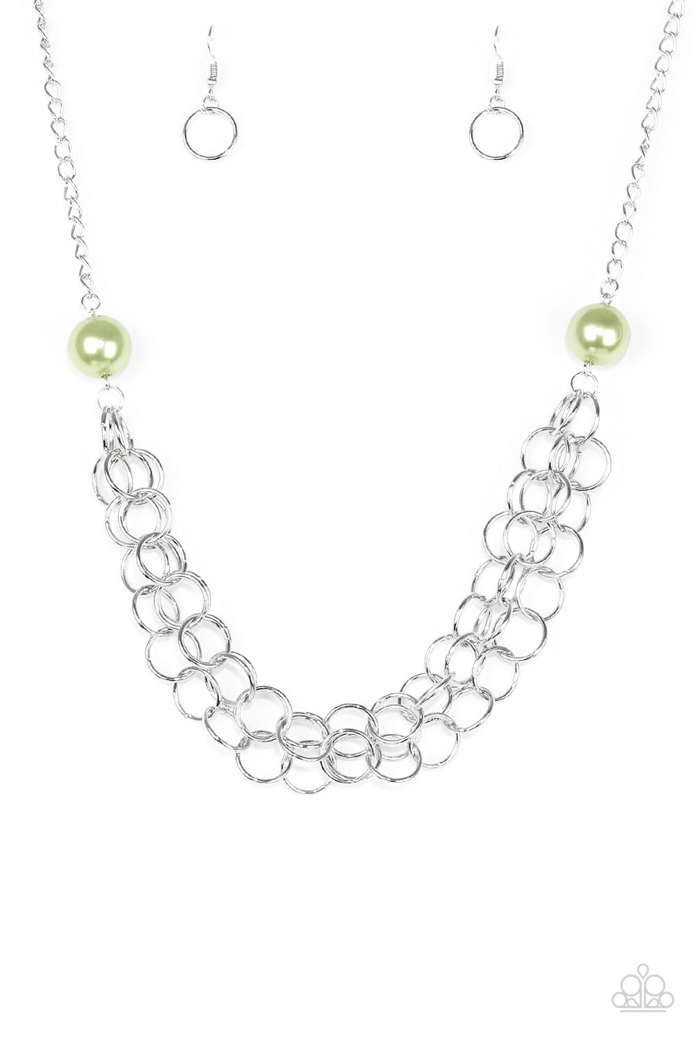 Paparazzi Daring Diva Green Necklace