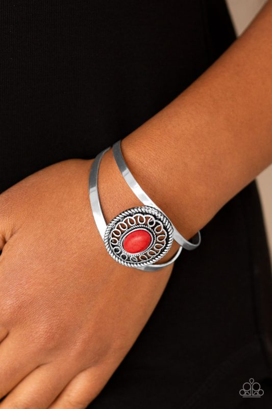 Deep in the Tumbleweeds Red Paparazzi Bracelet