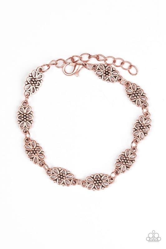 Easy Daisy - Copper Paparazzi Bracelet