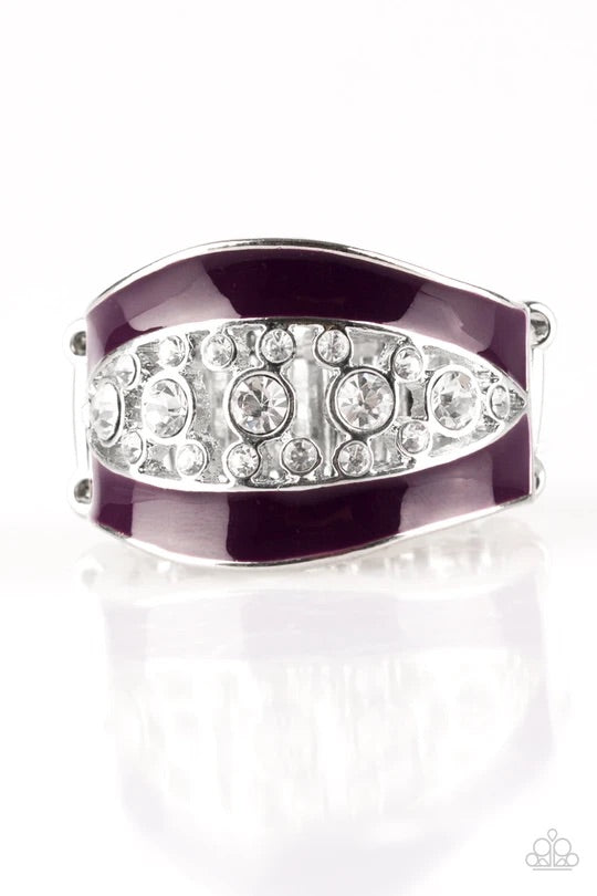 Trending Treasure Purple Paparazzi Ring