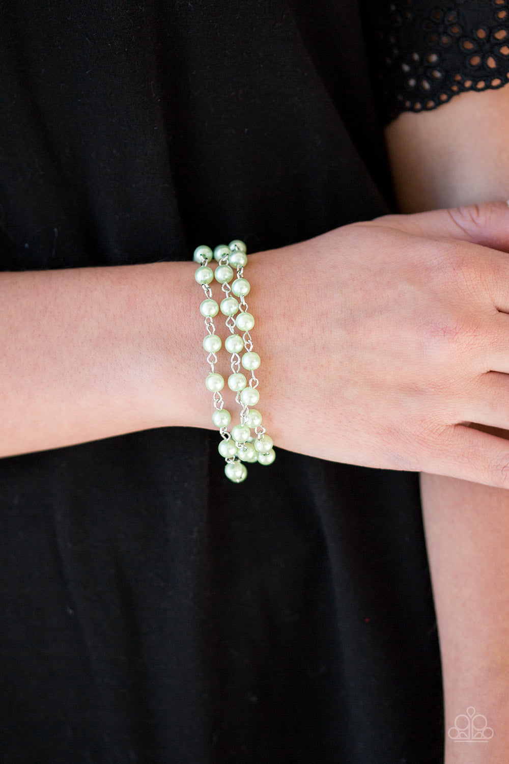 Stage Name - Green Paparazzi Bracelet