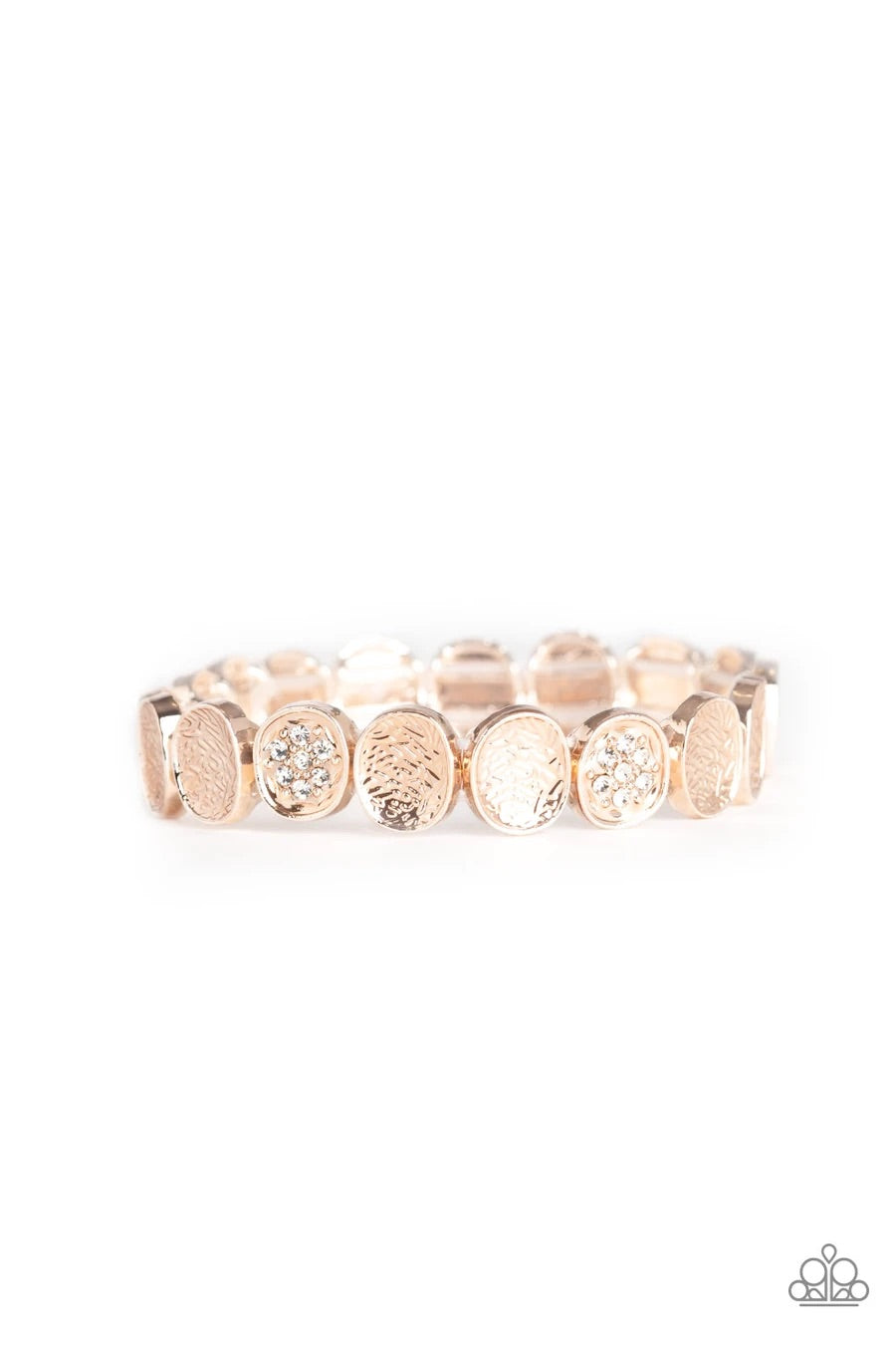 Dainty Queen Rose Gold Paparazzi Bracelet