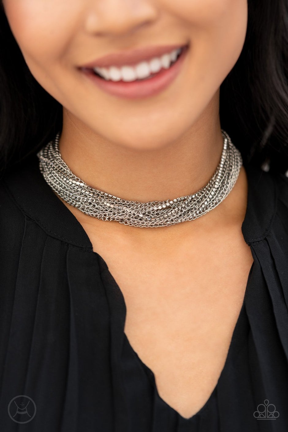 Catch You LAYER! White Paparazzi Necklace
