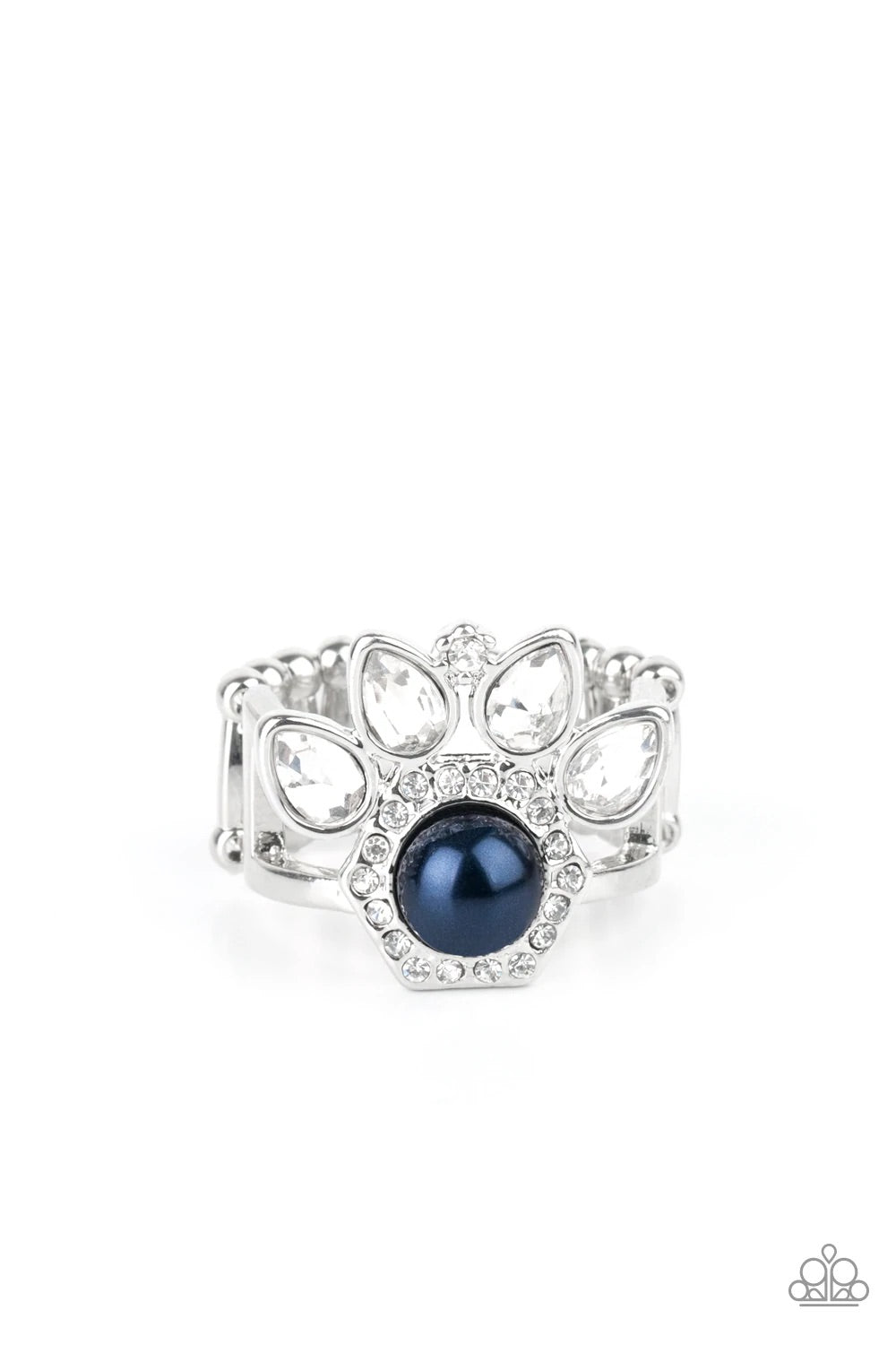 Crown Coronation Blue Paparazzi Ring