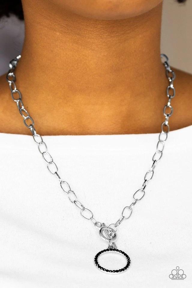All in Favor - Black Paparazzi Necklace