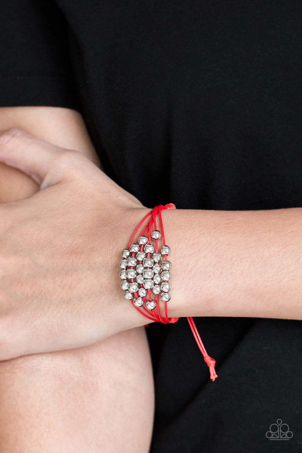 Without Skipping a BEAD - Red Paparazzi Bracelet