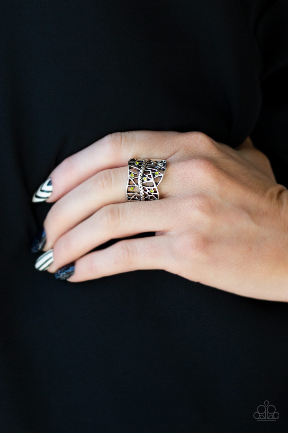 Stage Struck - Green Paparazzi Ring