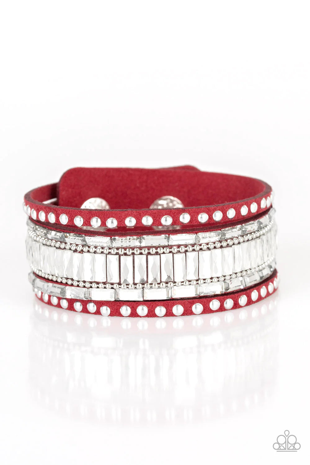 Rock Star Rocker Red Paparazzi Bracelet