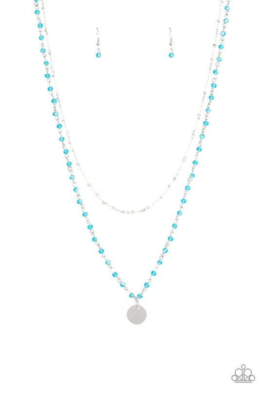 Dainty Demure –Blue Paparazzi Necklace