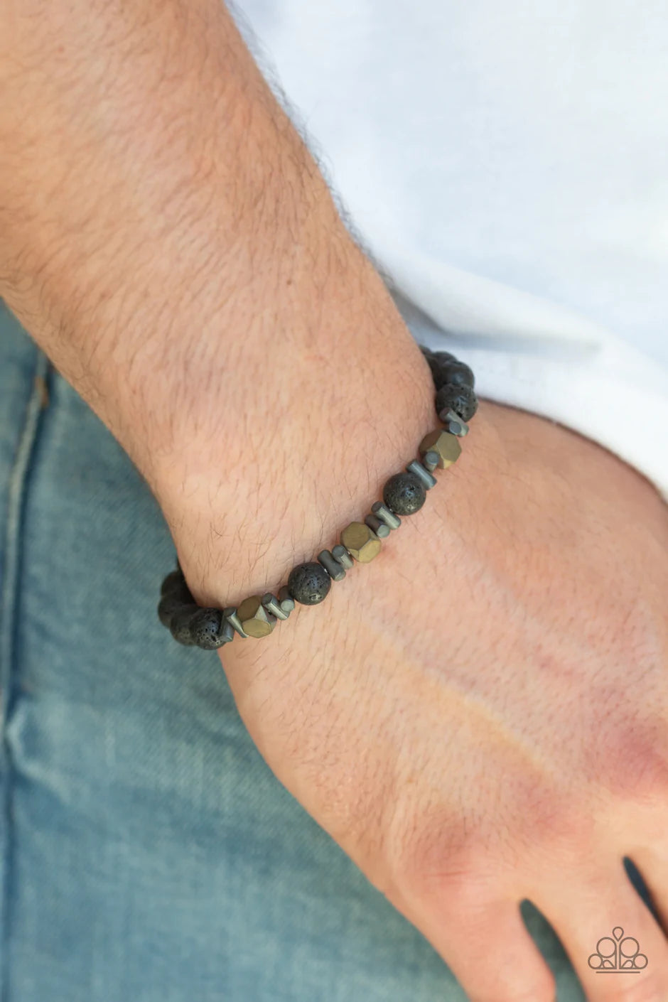 Rejuvenated Brass Paparazzi Urban Bracelet