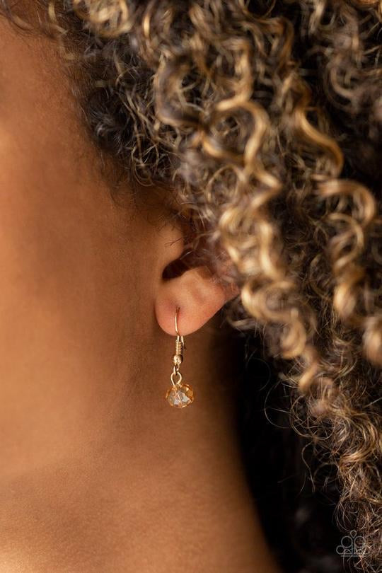 Dare to Dazzle Gold Paparazzi Necklace