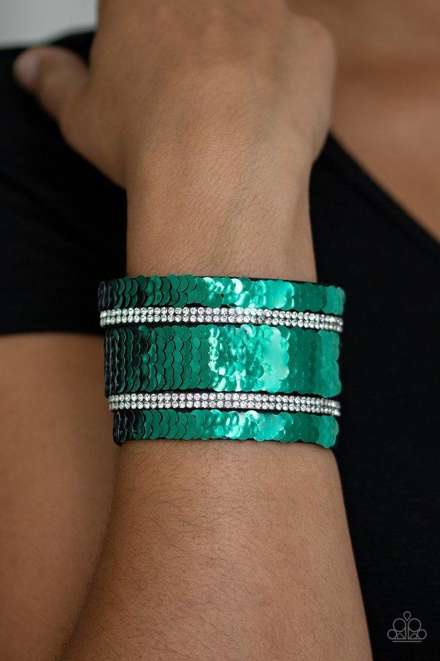 Mermaid Service - Green Urban Paparazzi Bracelet