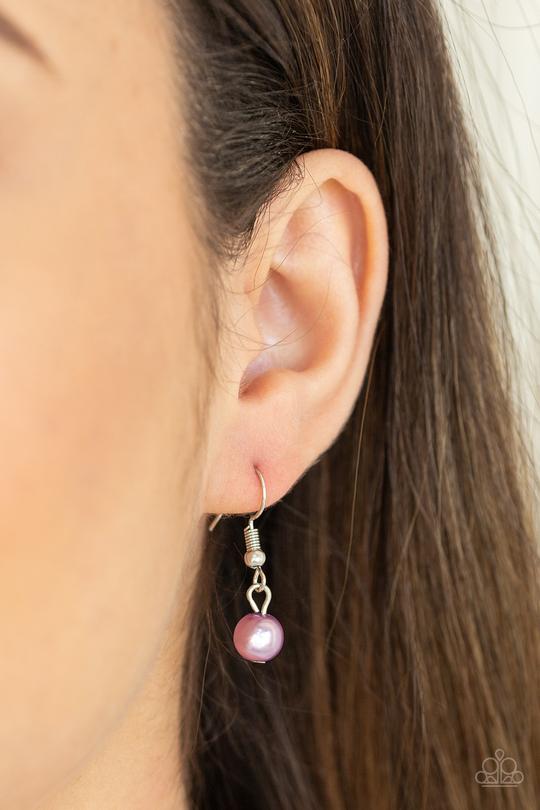 Teardrop Serenity Purple Paparazzi Necklace