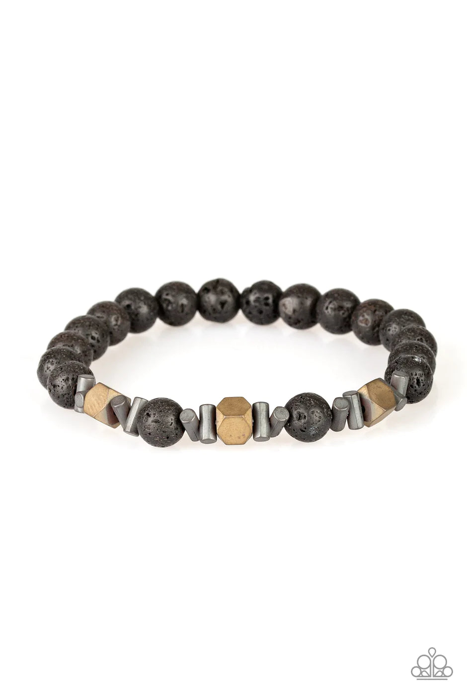 Rejuvenated Brass Paparazzi Urban Bracelet