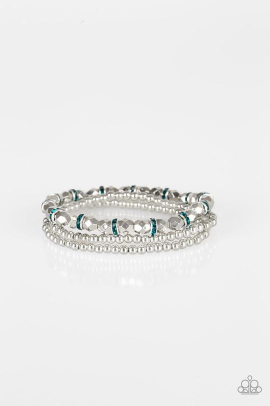 Let there BEAM Light - Blue Paparazzi Bracelet