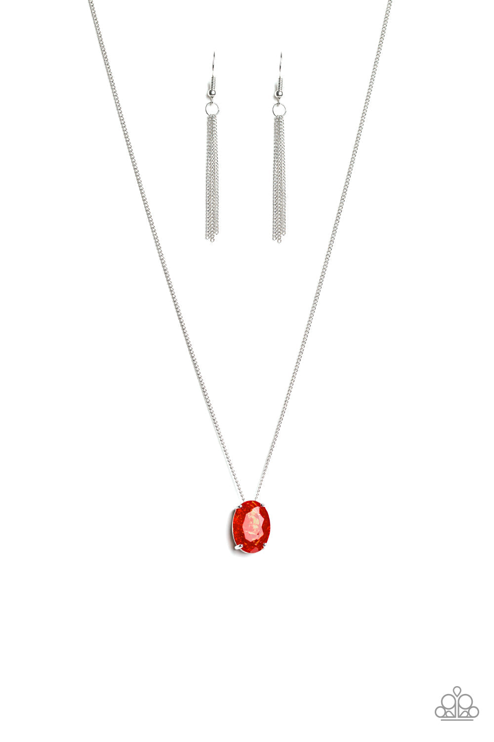 Extra Ice - Red Paparazzi Necklace