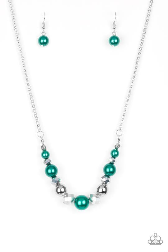 The Big Leaguer Green Paparazzi Necklace