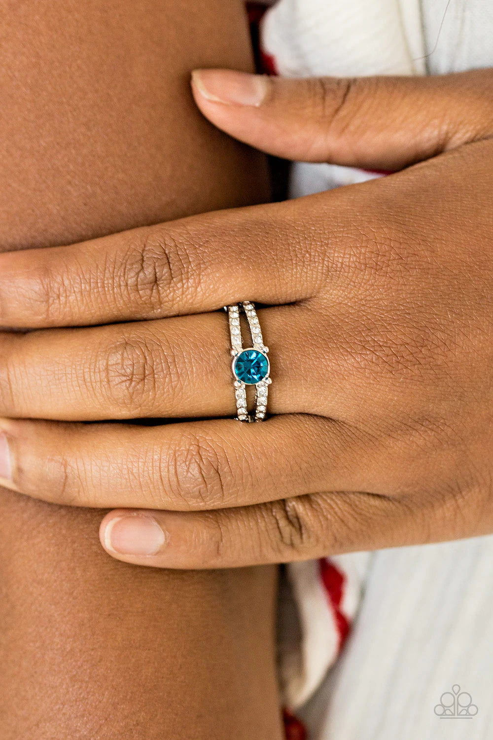 Dream Sparkle Blue Paparazzi Ring