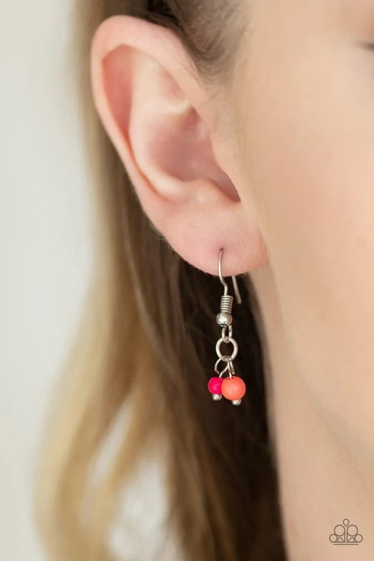 Dainty Distraction Orange Paparazzi Necklace