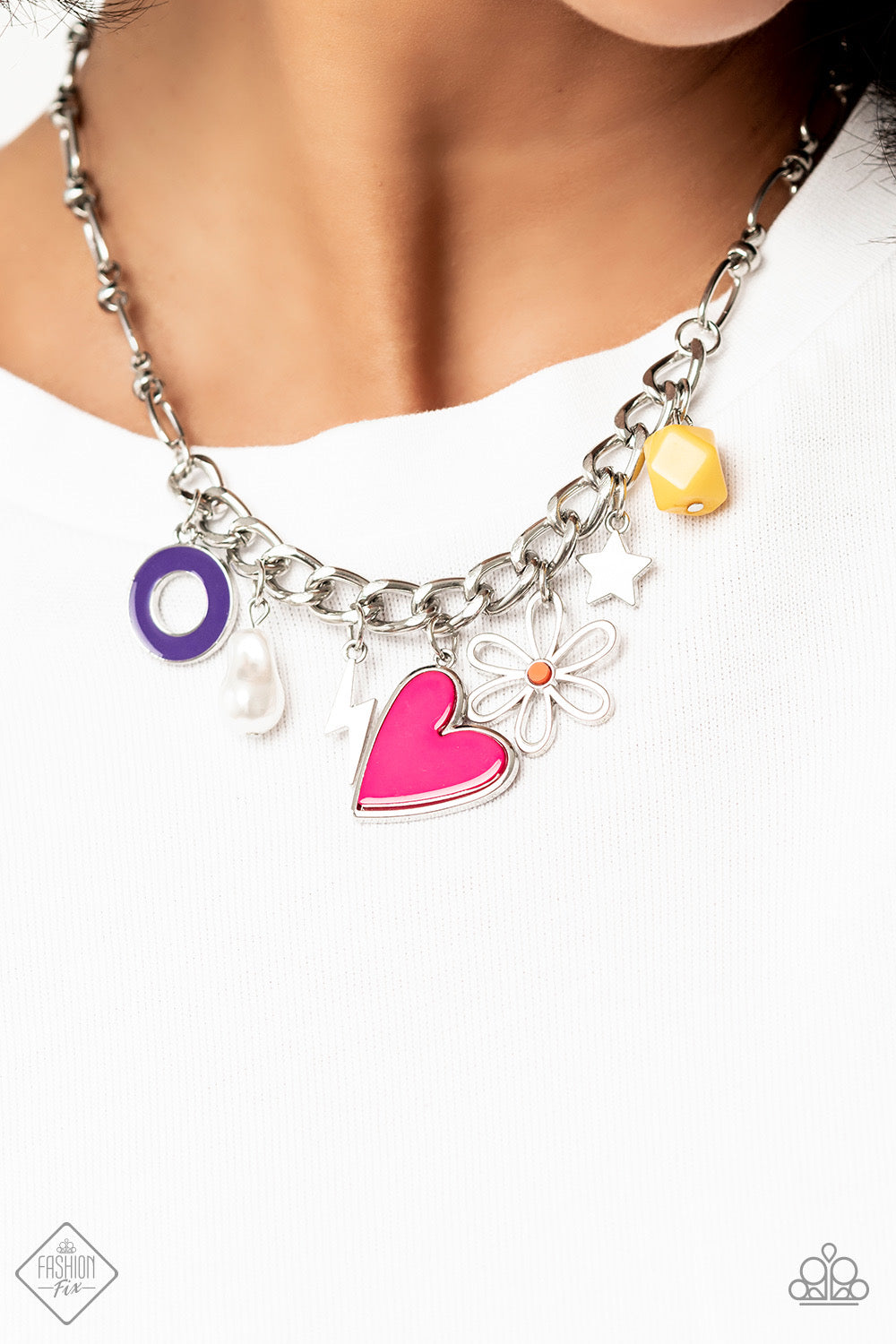 Living in CHARM-ony - Multi Paparazzi Fashion Fix Necklace