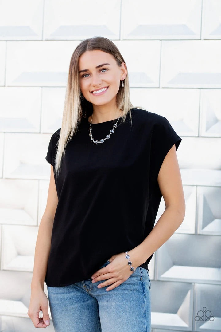 The Imperfectionist Silver Paparazzi Necklace