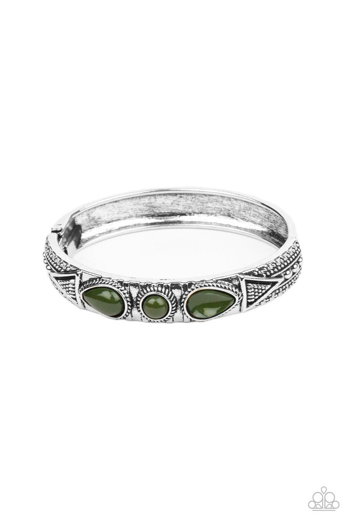 Radiant Ruins Green - Paparazzi Bracelet
