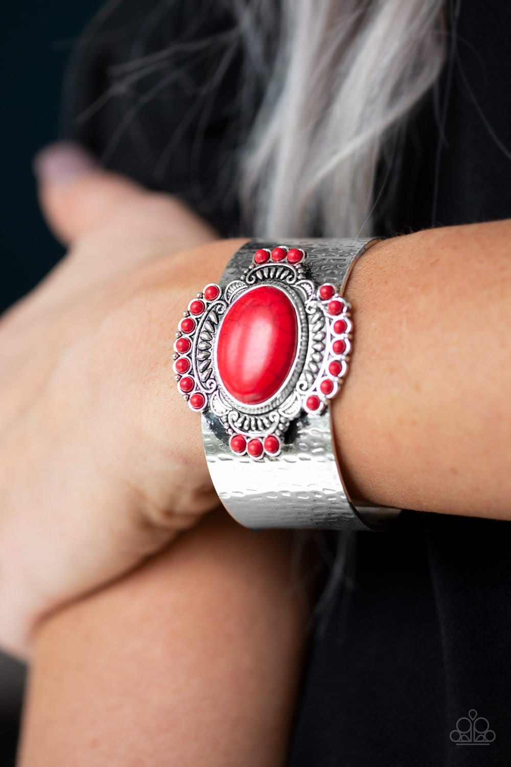Canyon Crafted - Red Paparazzi Bracelet