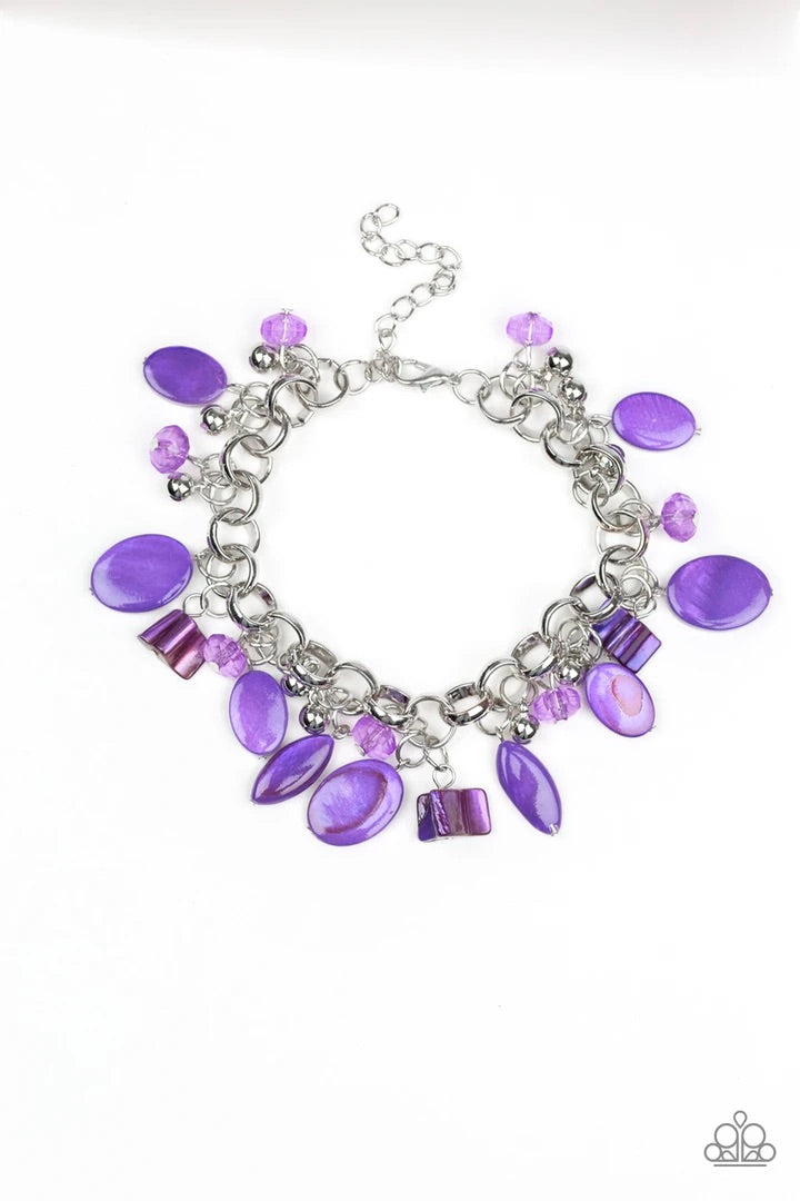 Seashore Sailing - Purple Paparazzi Bracelet