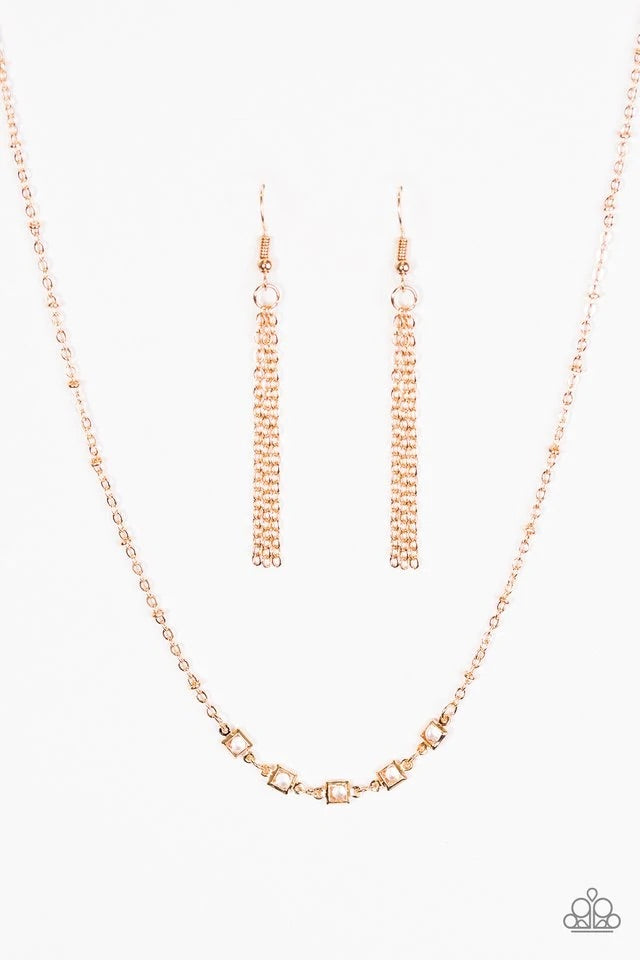 Gleam World Gold Paparazzi Necklace
