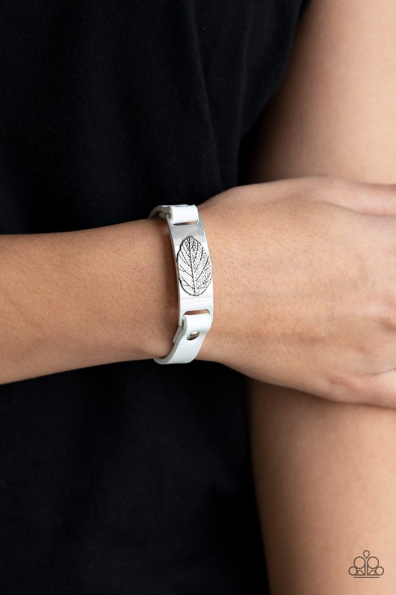 Take The LEAF White Paparazzi Urban Bracelet
