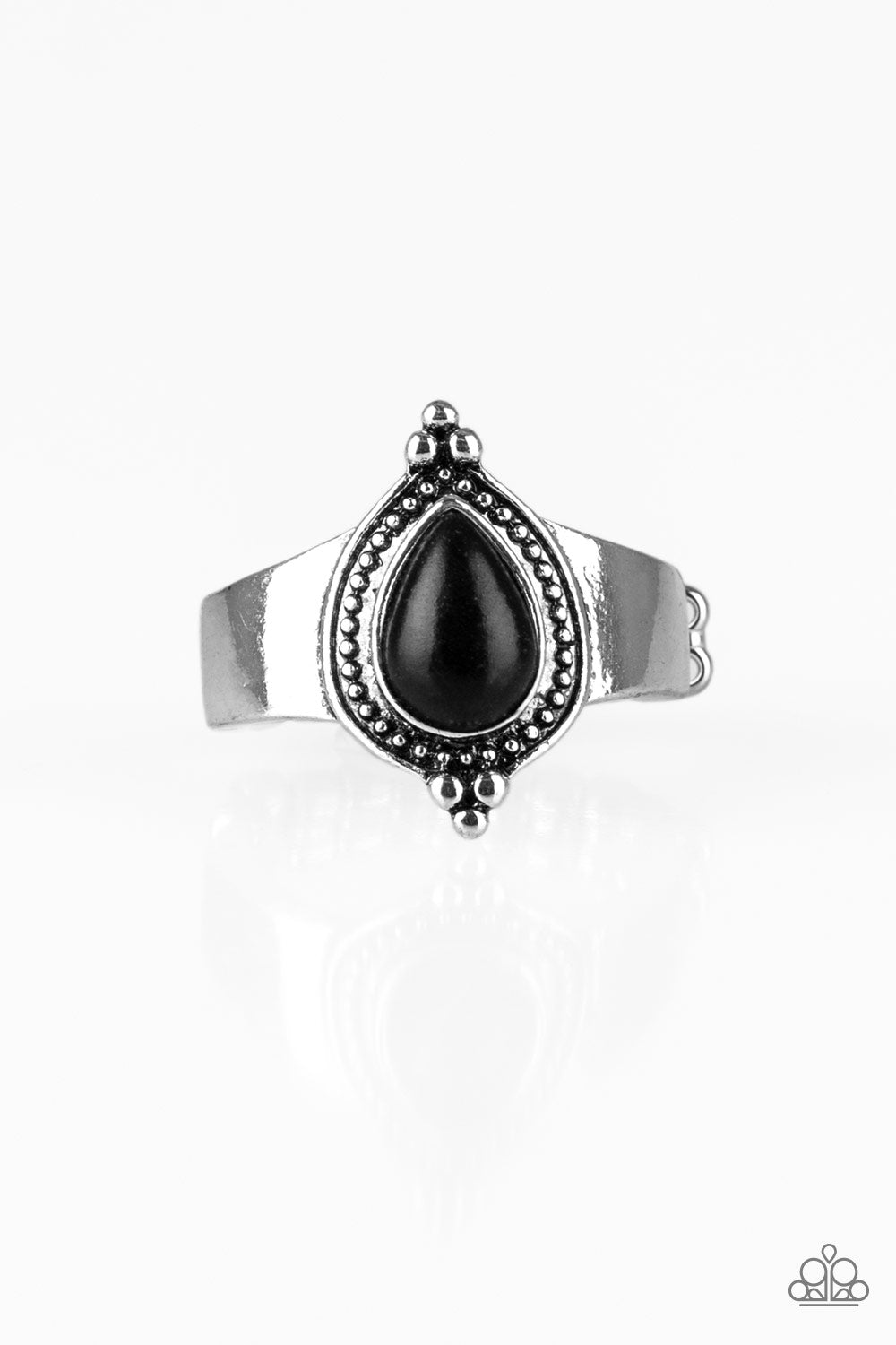 Paparazzi Mineral Minimalist Black Ring