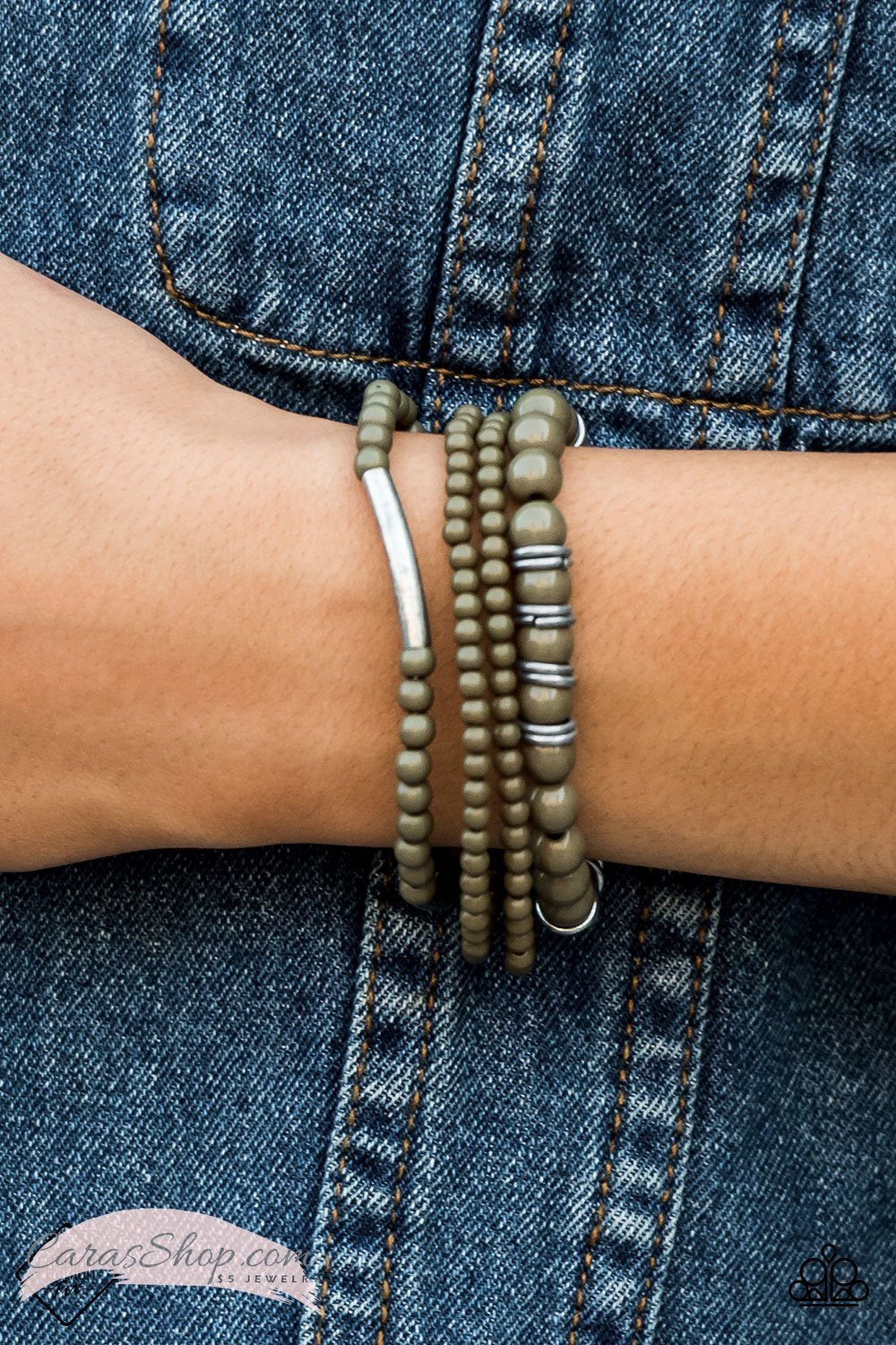 Positively Pioneer - Green Paparazzi Bracelet