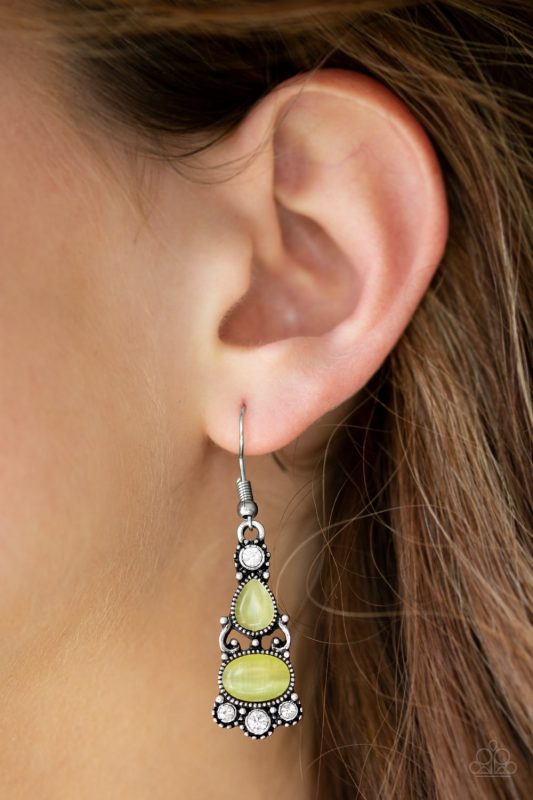 Push your Luxe - Yellow Paparazzi Earrings