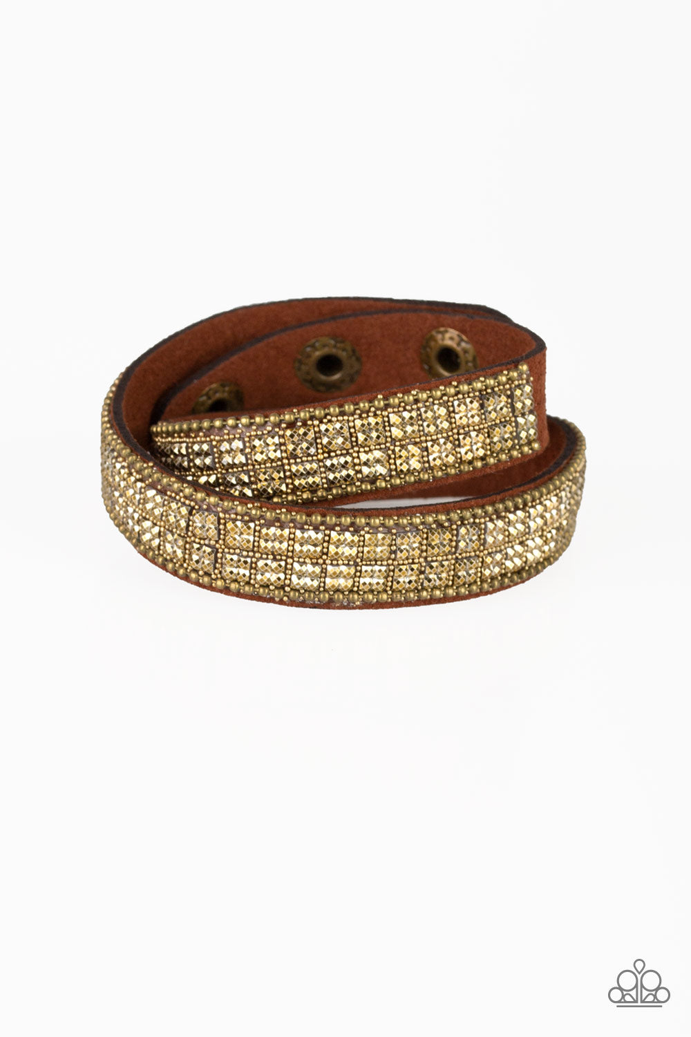 Paparazzi Rock Band Refinement Brass Urban Bracelet