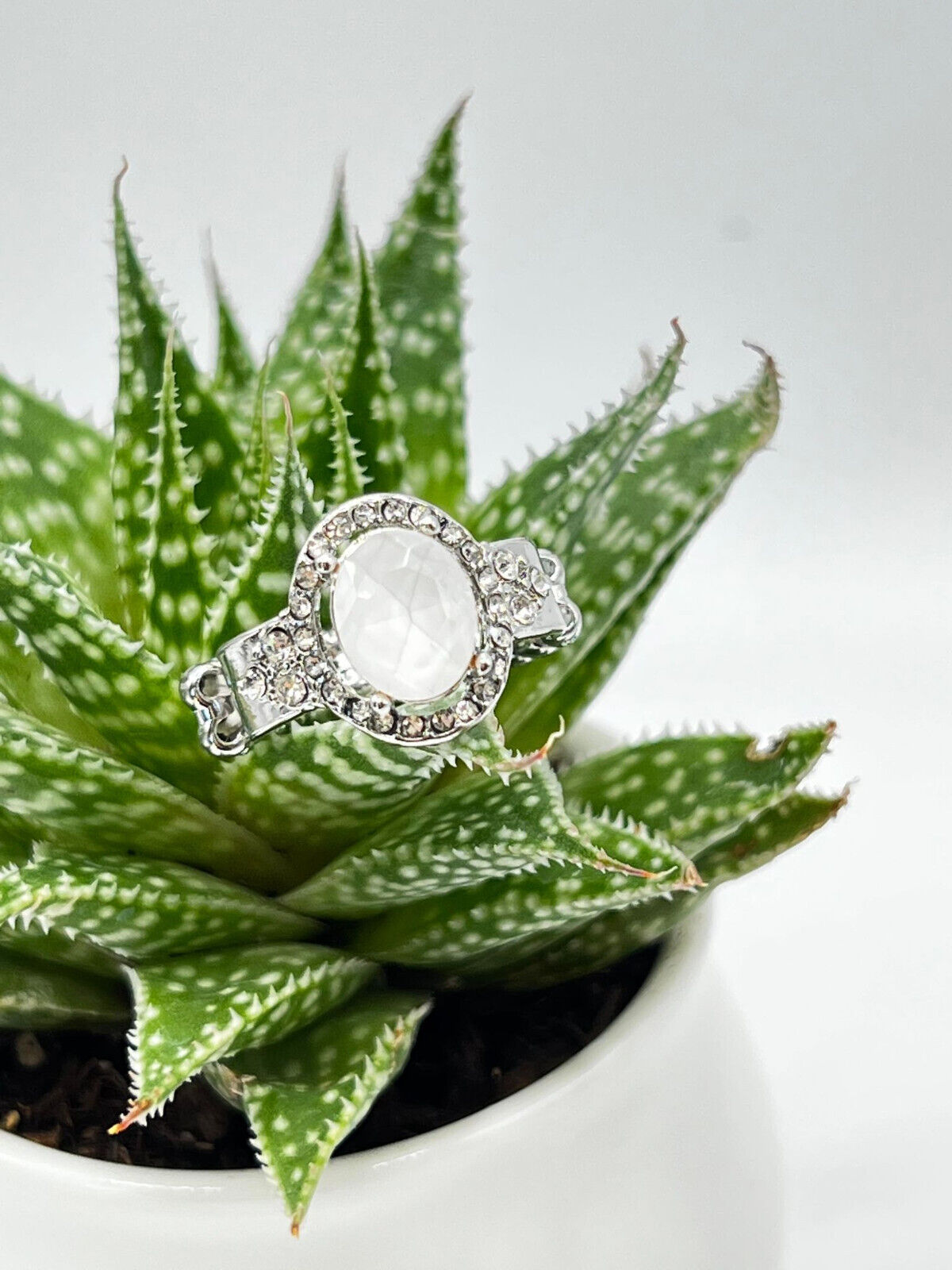 Dazzling I Do's White Paparazzi Ring