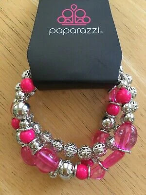 Malibu Marina - Pink Paparazzi Bracelet