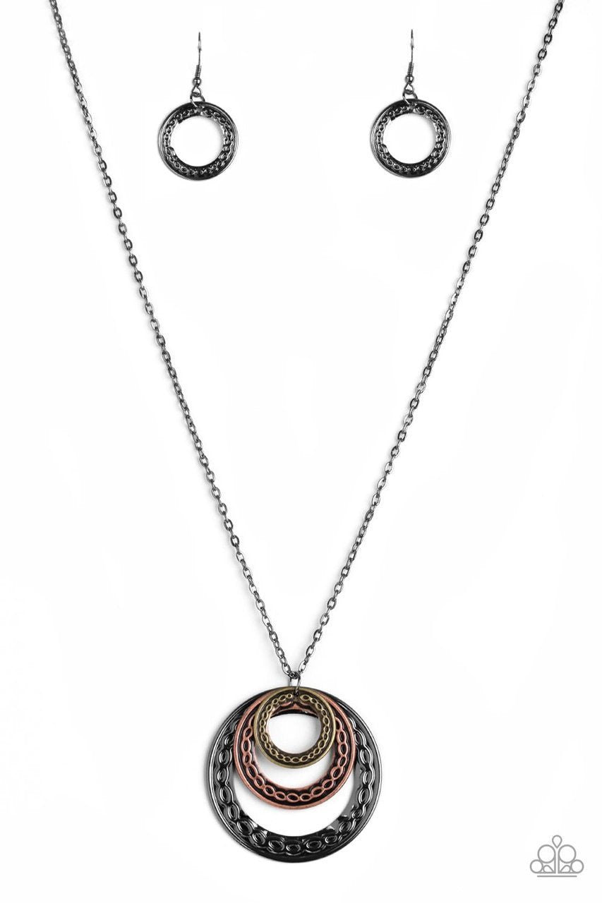 Savagely She-Wolf Multi Paparazzi Necklace