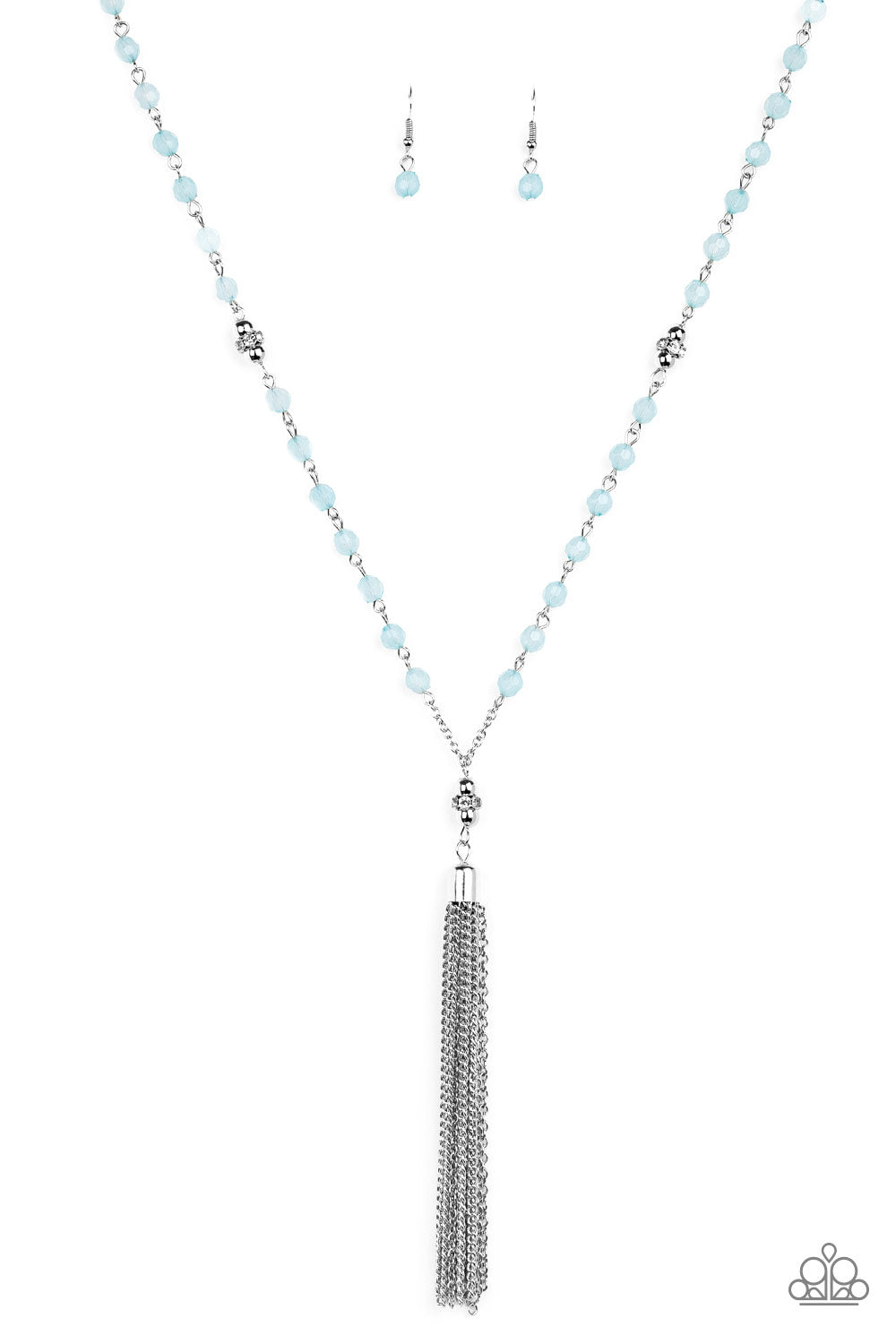 Tassel Takeover Blue Paparazzi Necklace