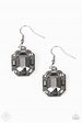 Royal Ruler - Black Paparazzi Earring