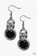 Be GLAM Enough! - Black Paparazzi Earrings