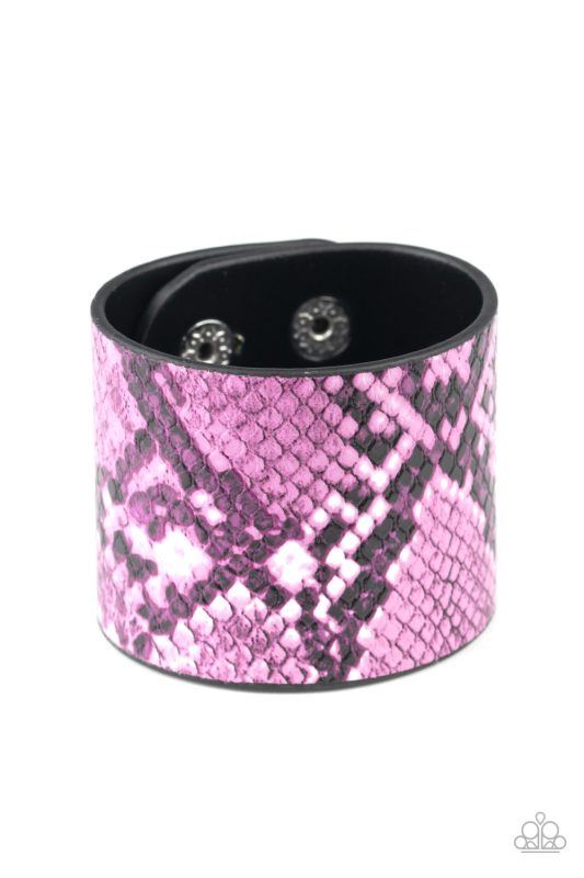 The Rest Is HISS-tory - Purple Paparazzi Urban Bracelet