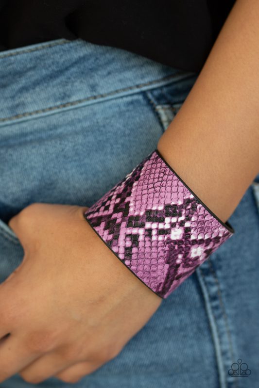 The Rest Is HISS-tory - Purple Paparazzi Urban Bracelet