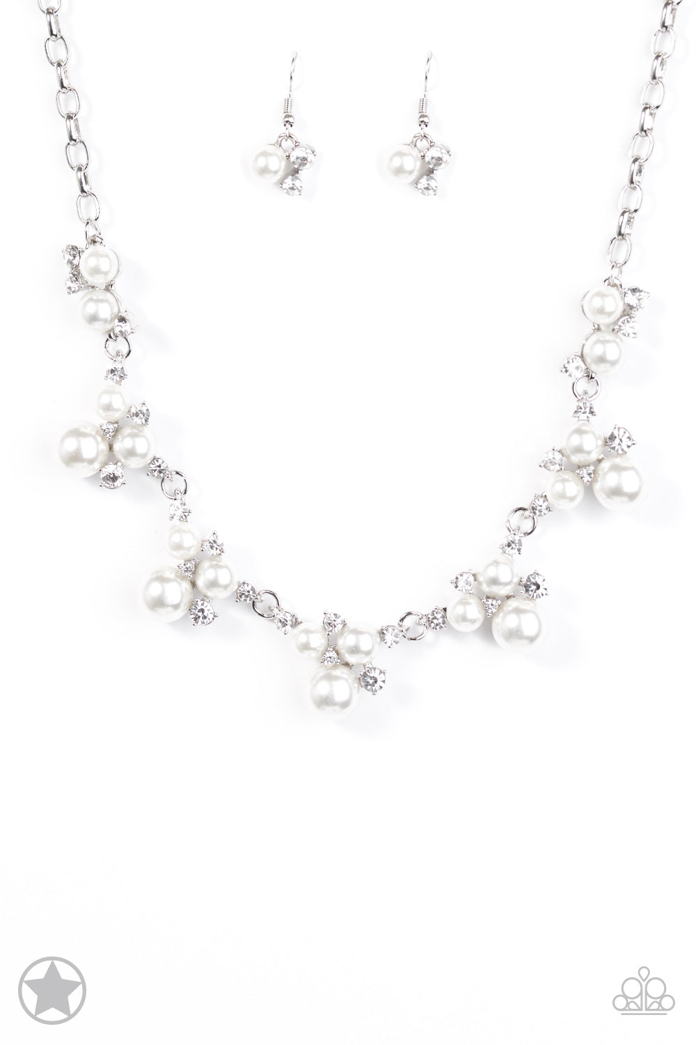 Paparazzi Toast To Perfection White Necklace