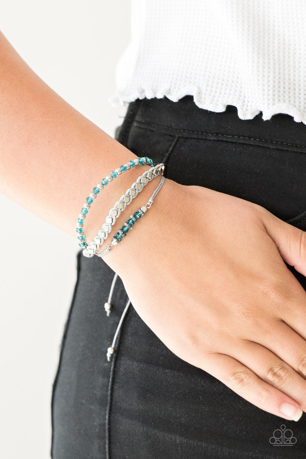 Ultra Modern - Blue Paparazzi Bracelet