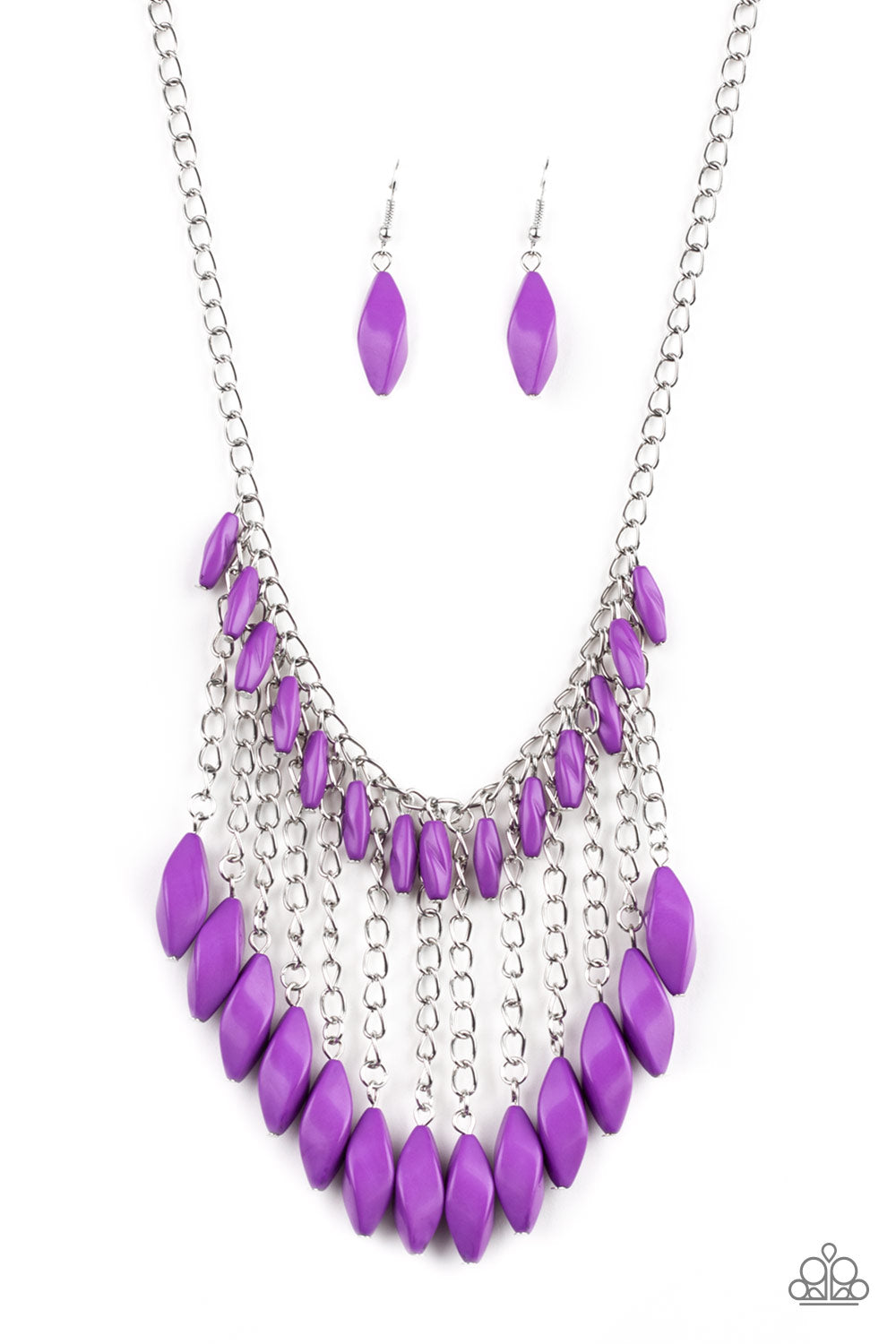 Venturous Vibes Purple Paparazzi Necklace