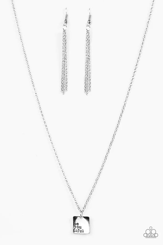Just The Way You Are Silver Necklace