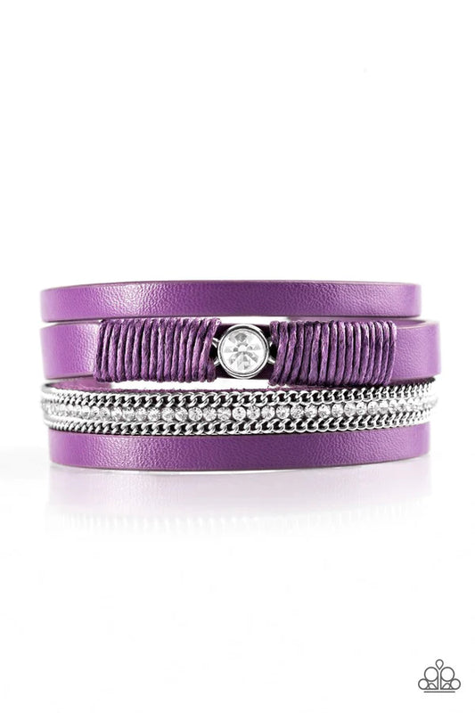 Catwalk Craze Purple Paparazzi Bracelet