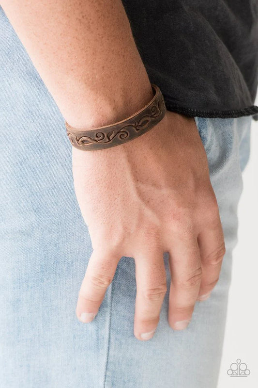 Fearless Forager Brown Paparazzi Urban Bracelet
