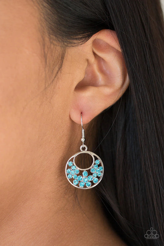 Sugary Shine Blue Paparazzi Earrings