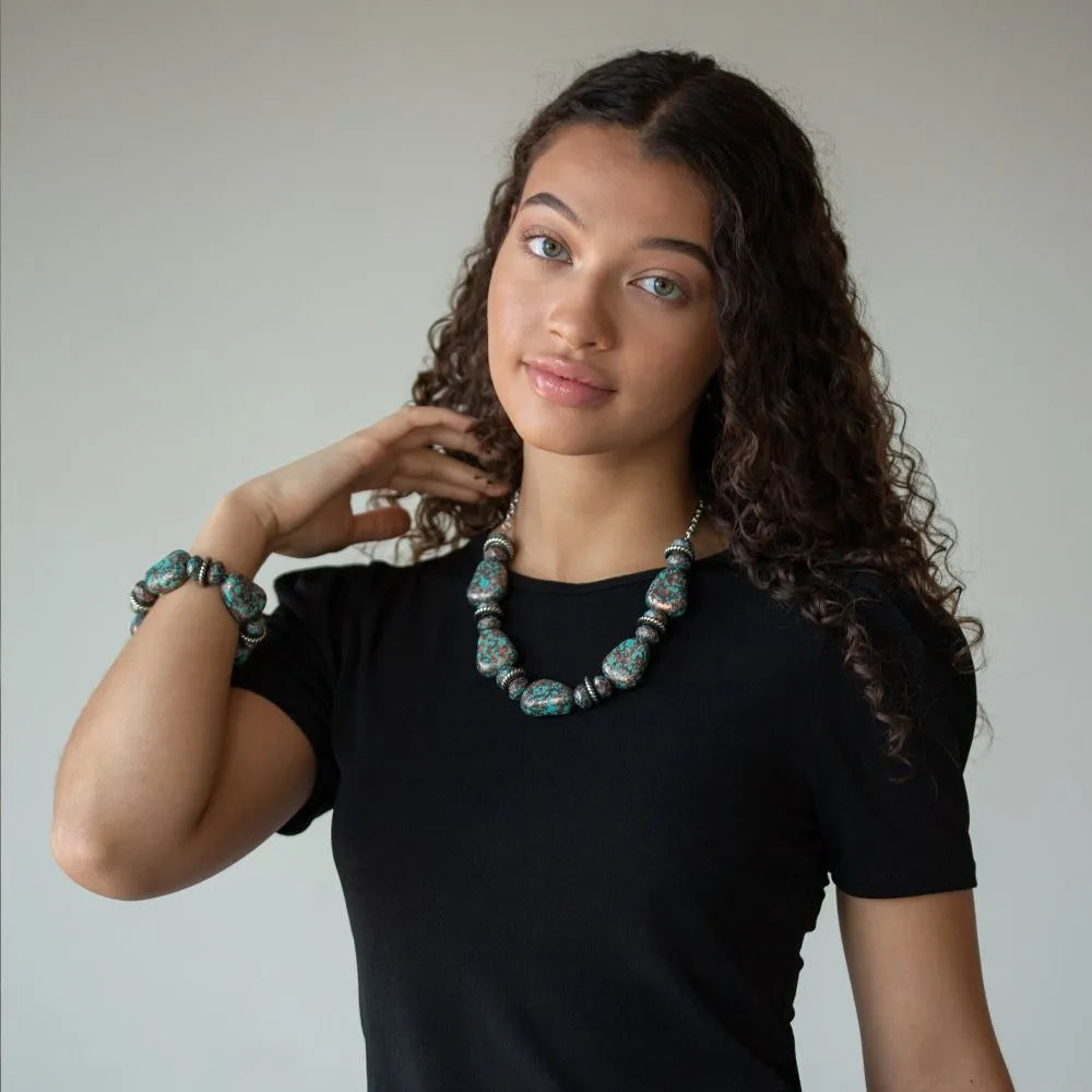 Prehistoric Fashionista Multi Paparazzi Necklace